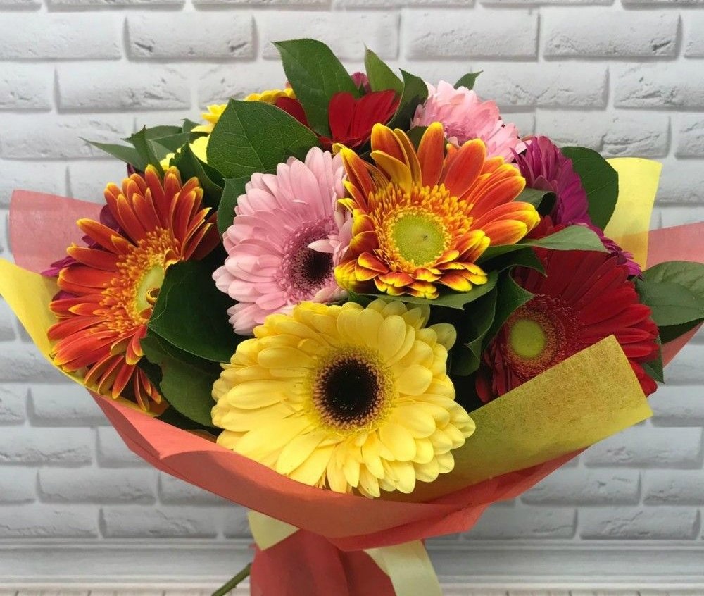 Букет цветов из: Герберы в Краснощёково