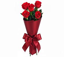 Букет 5 Красных роз Эдлесс Лав в Краснощёково
