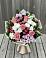 Букет цветов из: Альстромерии, Гвоздики, Розы и Хризантемы в Краснощёково