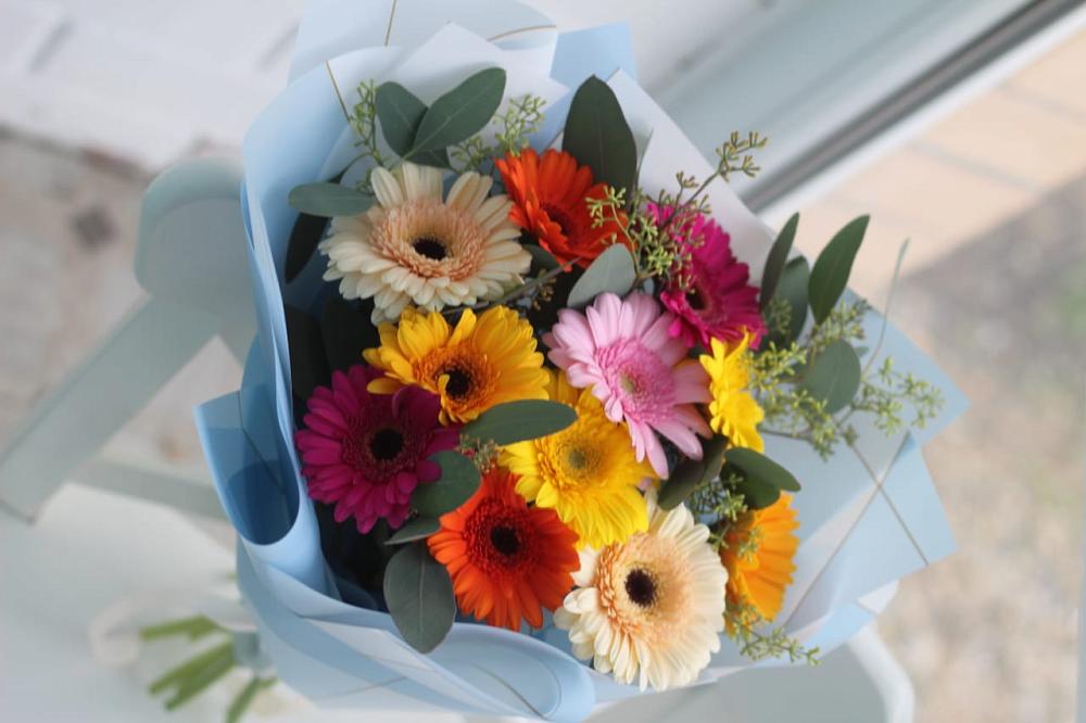 Букет цветов из: Герберы в Краснощёково