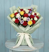 Букет цветов из:  Розы в Краснощёково
