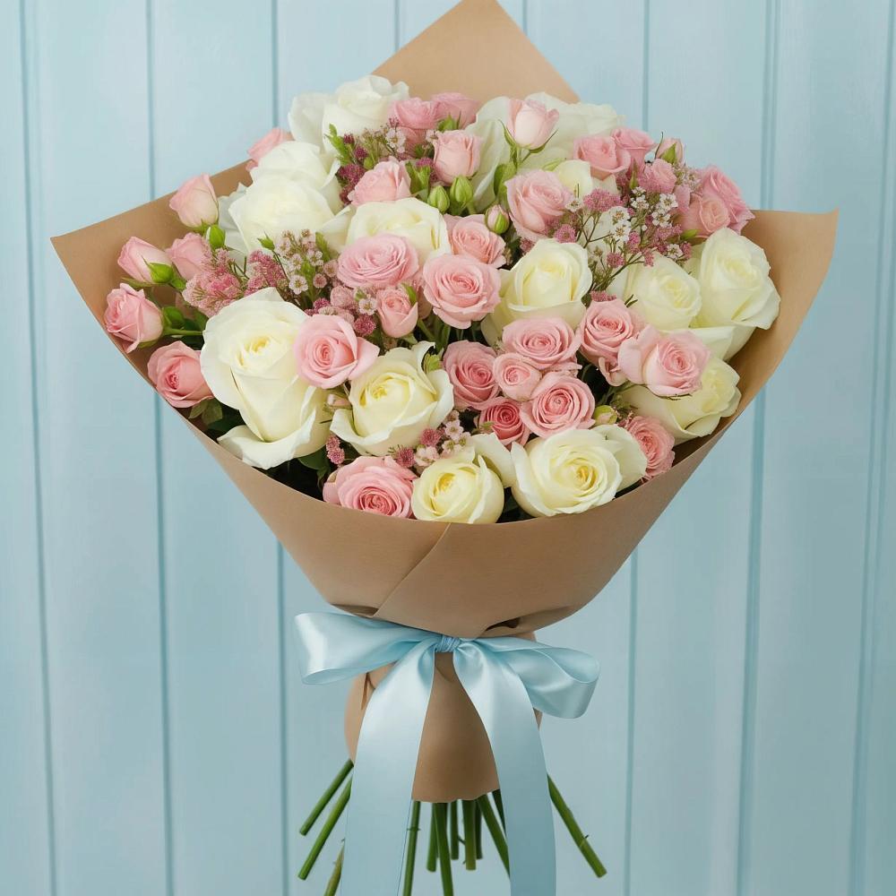 Букет цветов из: Розы в Краснощёково