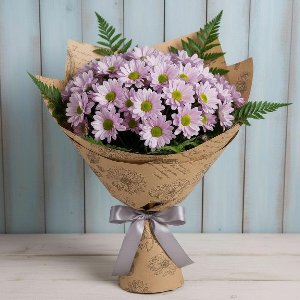 Букет цветов из: Хризантемы в Краснощёково