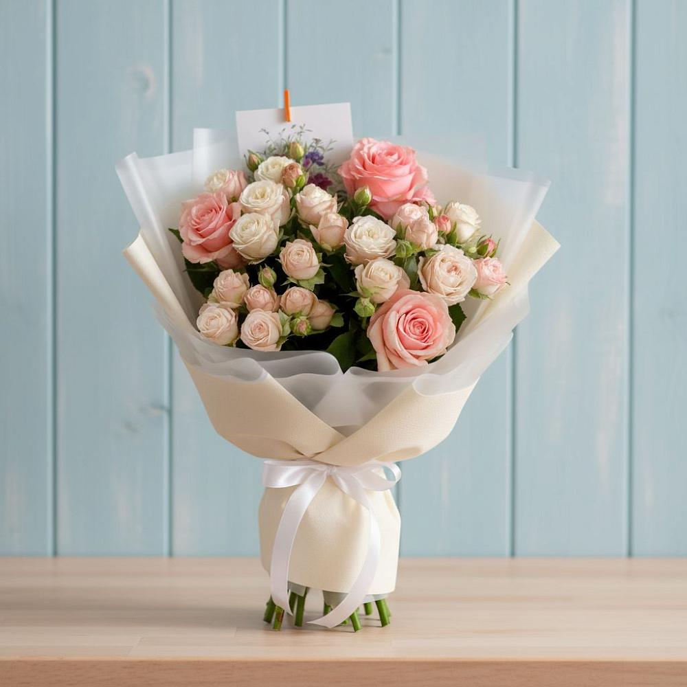 Букет цветов из: Розы в Краснощёково