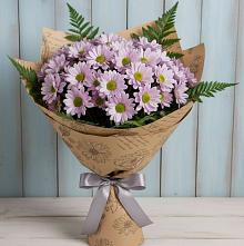 Букет цветов из:  Хризантемы #REPLACE_PRED# Краснощёково