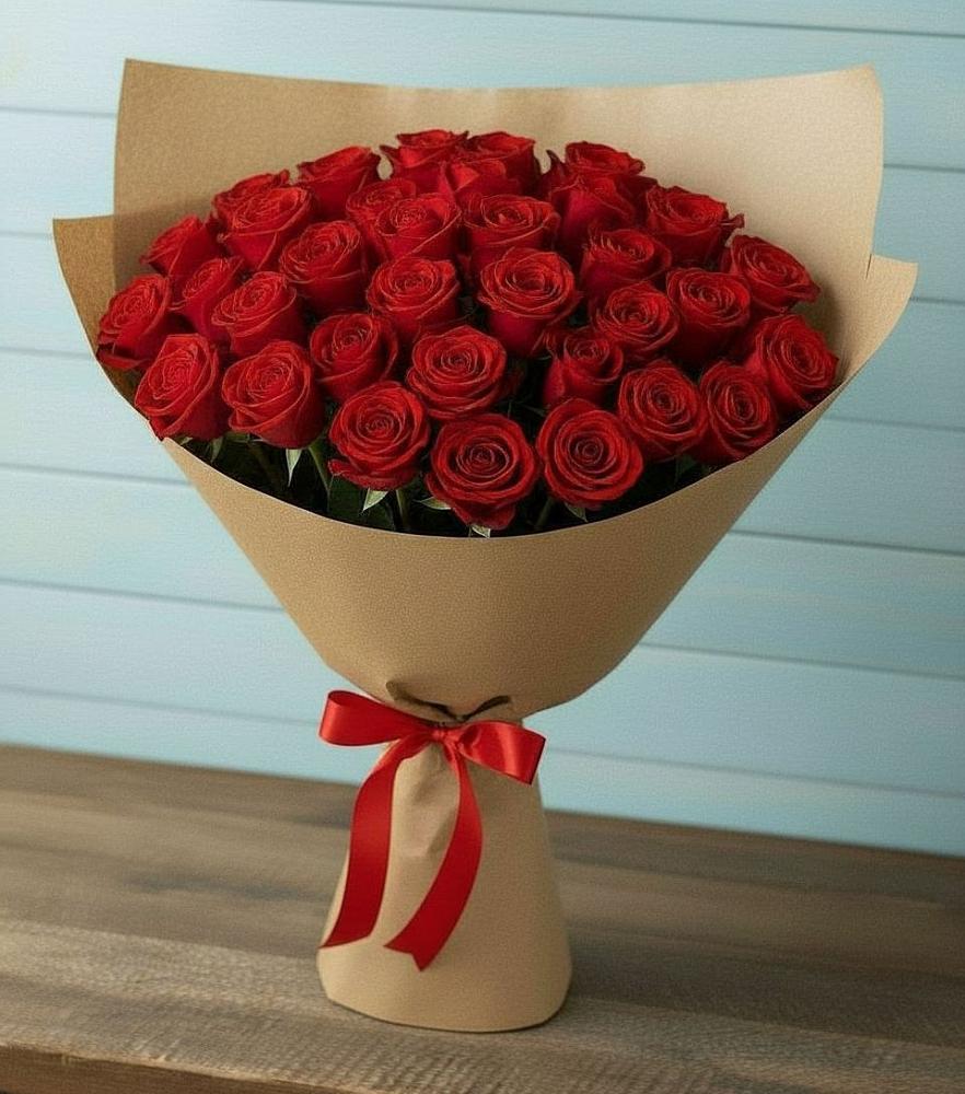 Букет Красные розы Милано в Краснощёково