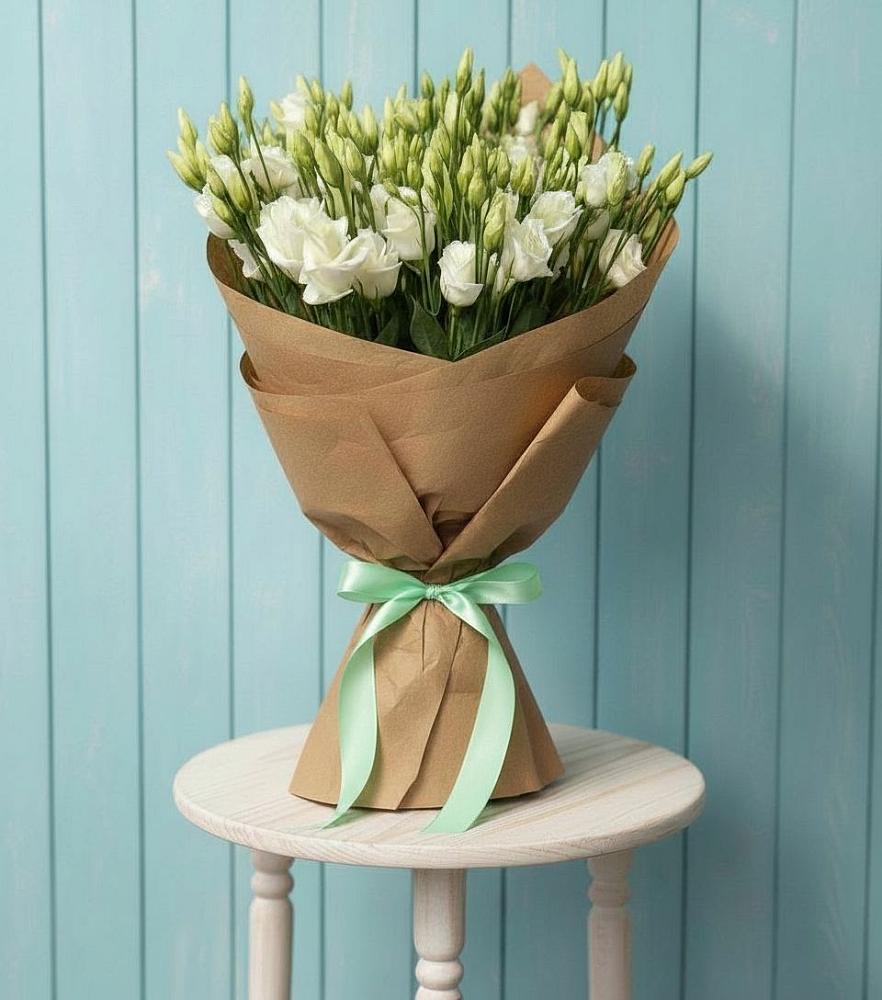 Букет цветов из: Лизиантусы в Краснощёково