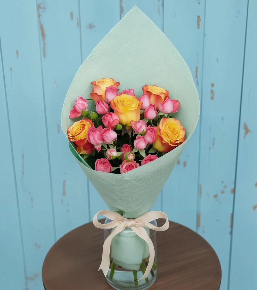 Букет цветов из: Розы в Краснощёково