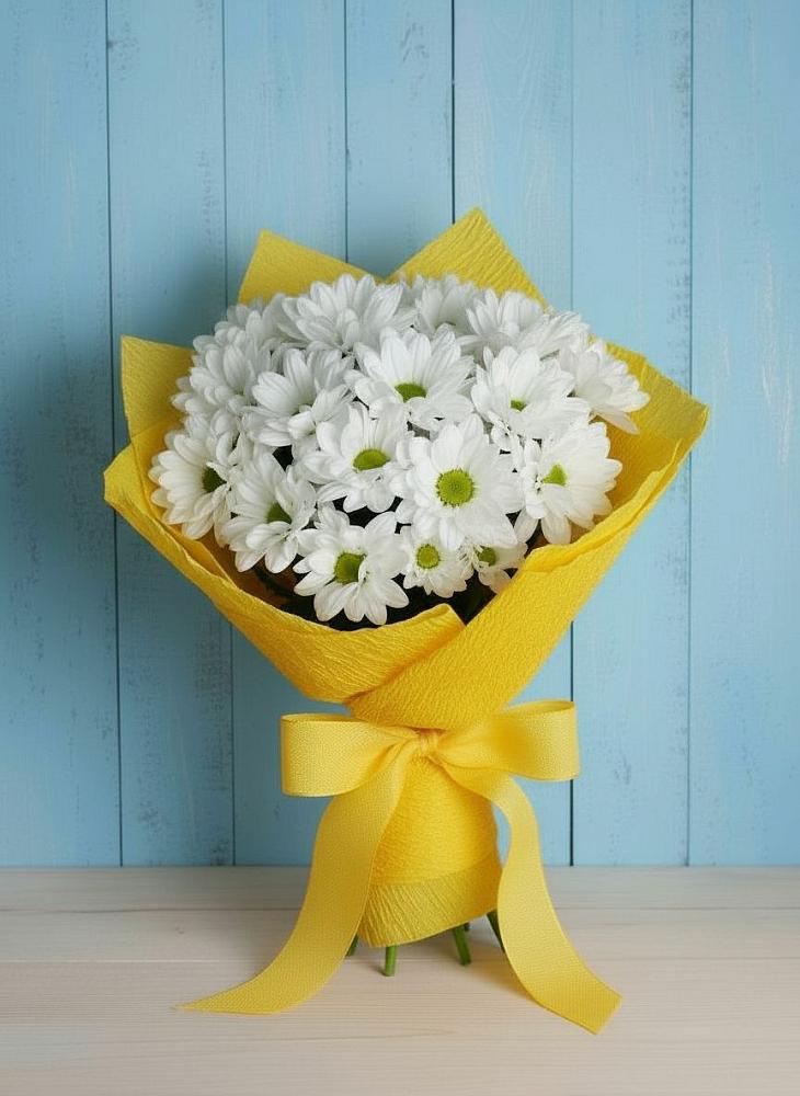 Букет цветов из: Хризантемы в Краснощёково