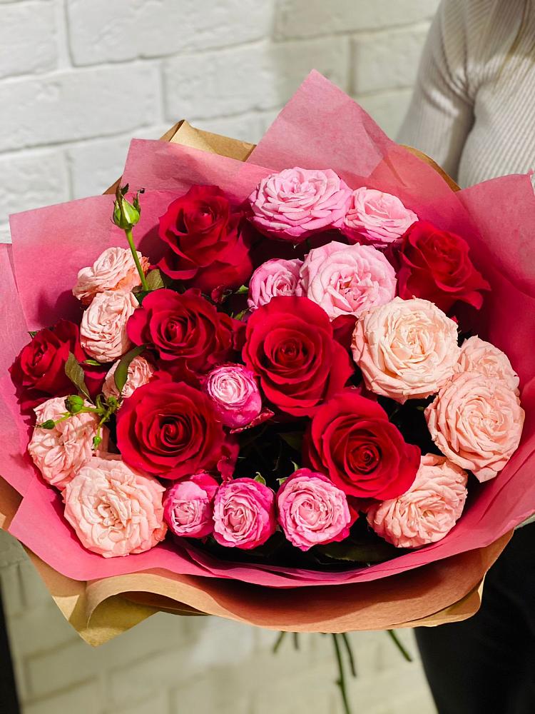 Букет цветов из: Розы в Краснощёково