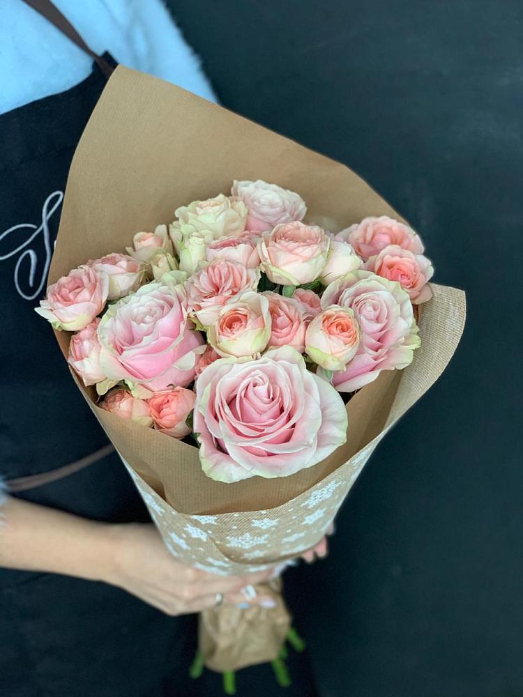 Букет цветов из: Хризантемы и Розы в Краснощёково