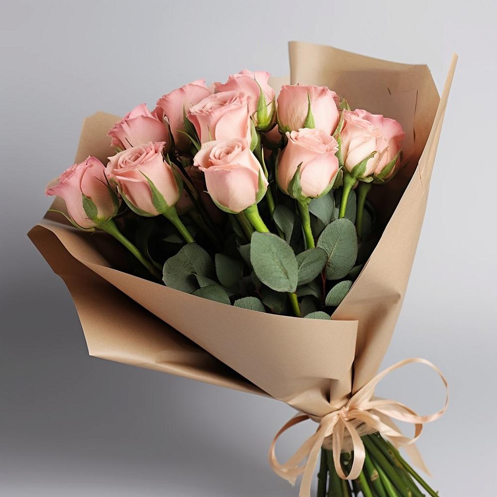Букет 11 Нежных роз в Краснощёково