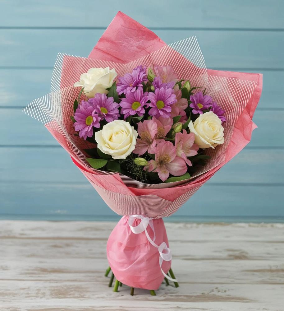 Букет цветов из: Герберы в Краснощёково