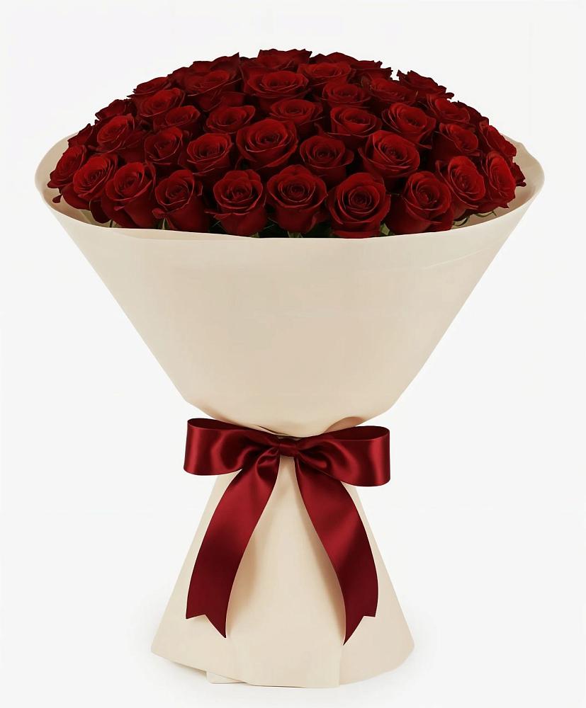 Букет 101 Бордовая роза Блэк Бакарра в Краснощёково