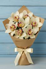 Букет цветов из:  Орхидеи и Розы в Краснощёково