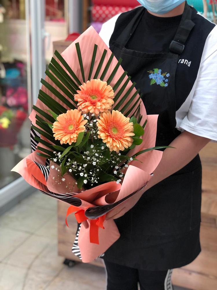 Букет цветов из: Герберы в Краснощёково